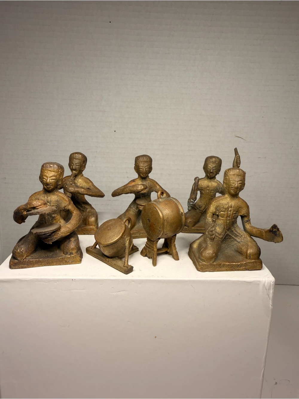 Vintage Thai Bronze
Miniature Musician Figurines